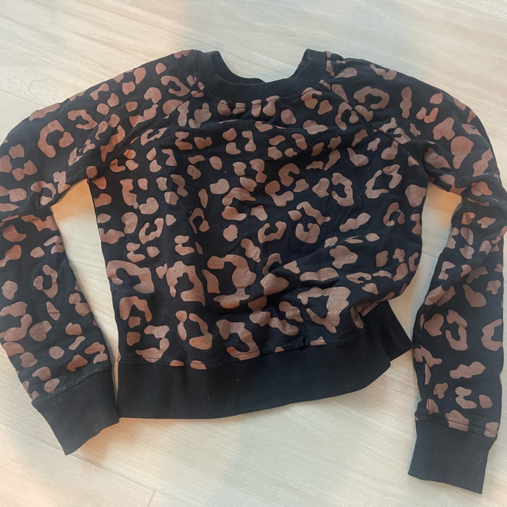 Beach Riot Animal Print Sweatshirt.